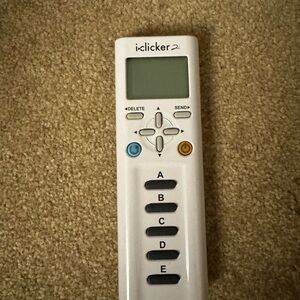 iClicker 2 White Student Remote - Interactive Response Clicker